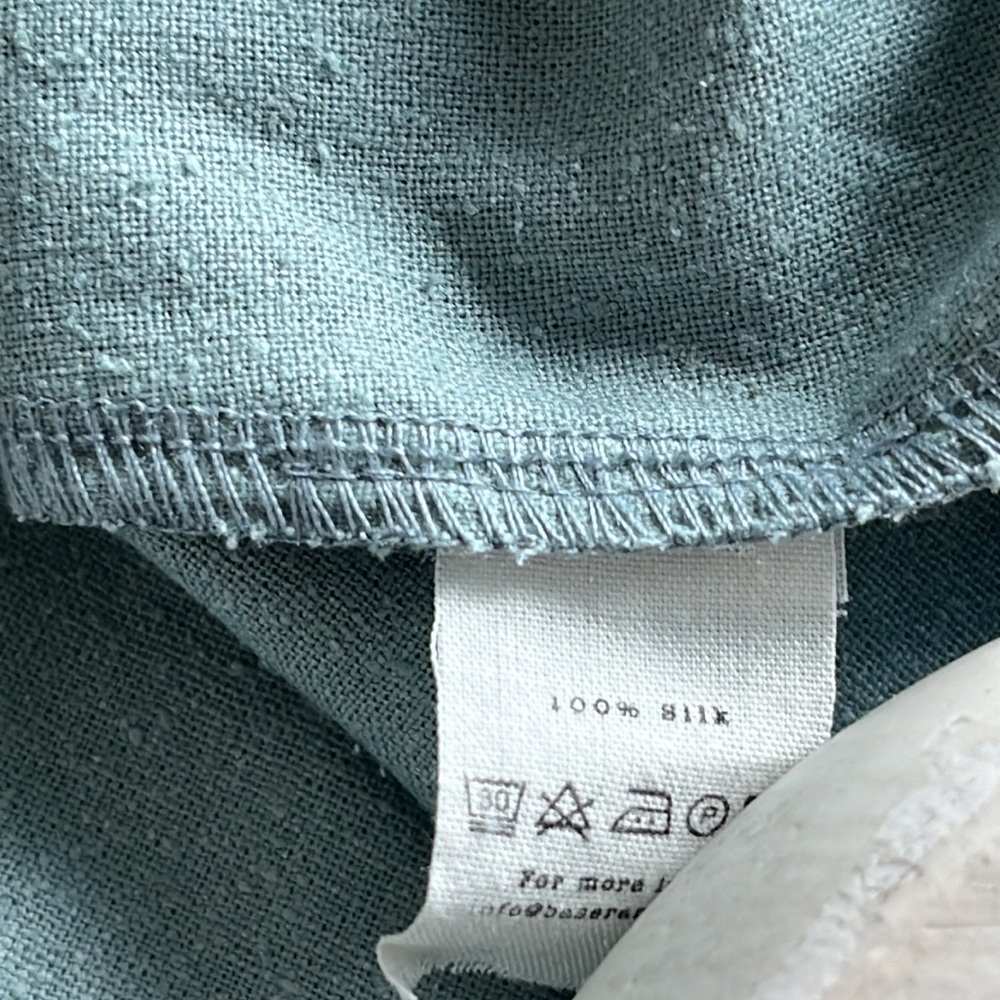Baserange Draped Silk Top - Picture 7 of 8